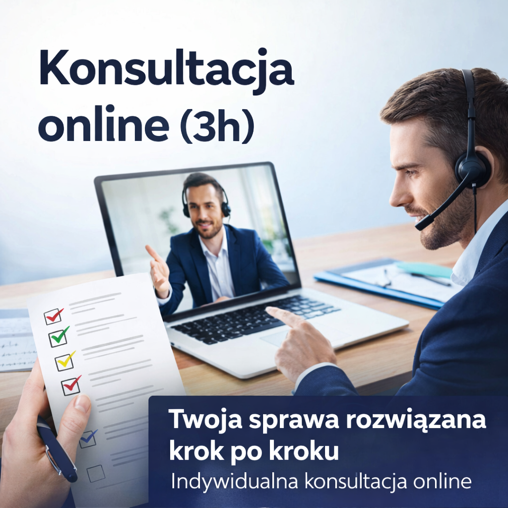 Konsultacja online (3h)